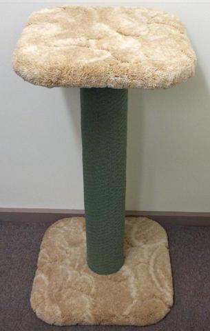 SINGLE POLE WITH PLATFORM B:40x40 H:75CM SINGLE POLE WITH PLATFORM B:40x40 H:75CM